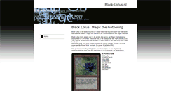 Desktop Screenshot of black-lotus.nl